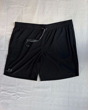 Under Armour UA Tech Mesh Shorts Mens 3XL Black Loose Fit 9" Inseam NWT Gym